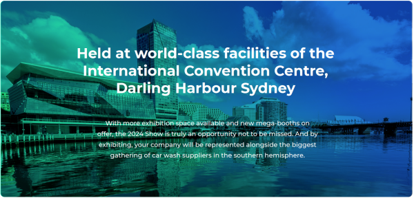 Car Wash Show 2024 Exhibitors Car Wash Show Australia 2024   ACWA CWSA 2024 Exhibitors Landing Page FA 3 600x288 